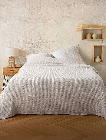 Plaid in cotone a nido d’ape