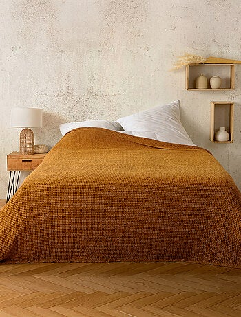 Plaid in cotone a nido d’ape