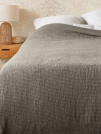 Plaid in cotone a nido d’ape
