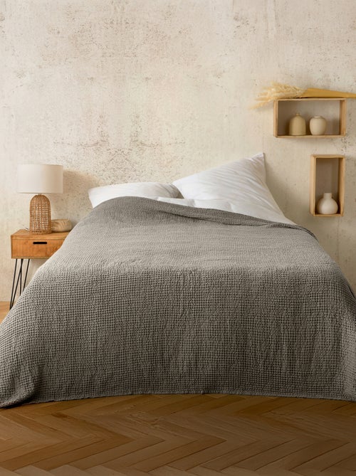 Plaid in cotone a nido d’ape - Kiabi Plaid in cotone a nido d’ape - Kiabi