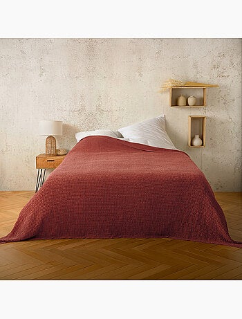 Plaid in cotone a nido d’ape