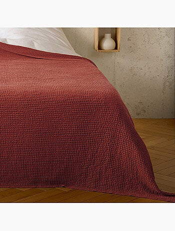 Plaid in cotone a nido d’ape
