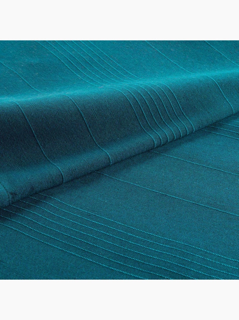 Plaid in Cotone LUCILE Douceur d'Intérieur Blu - Kiabi