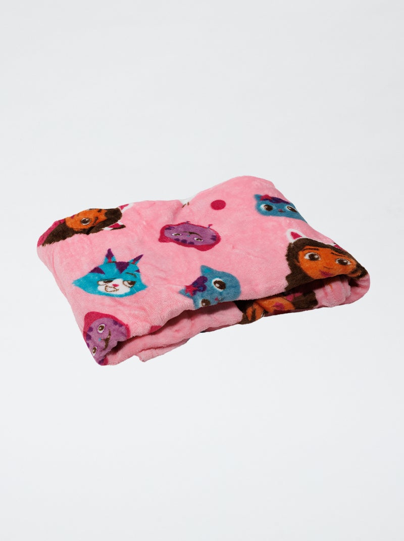 Plaid in flanella 'Gabby e la casa magica' Rosa - Kiabi