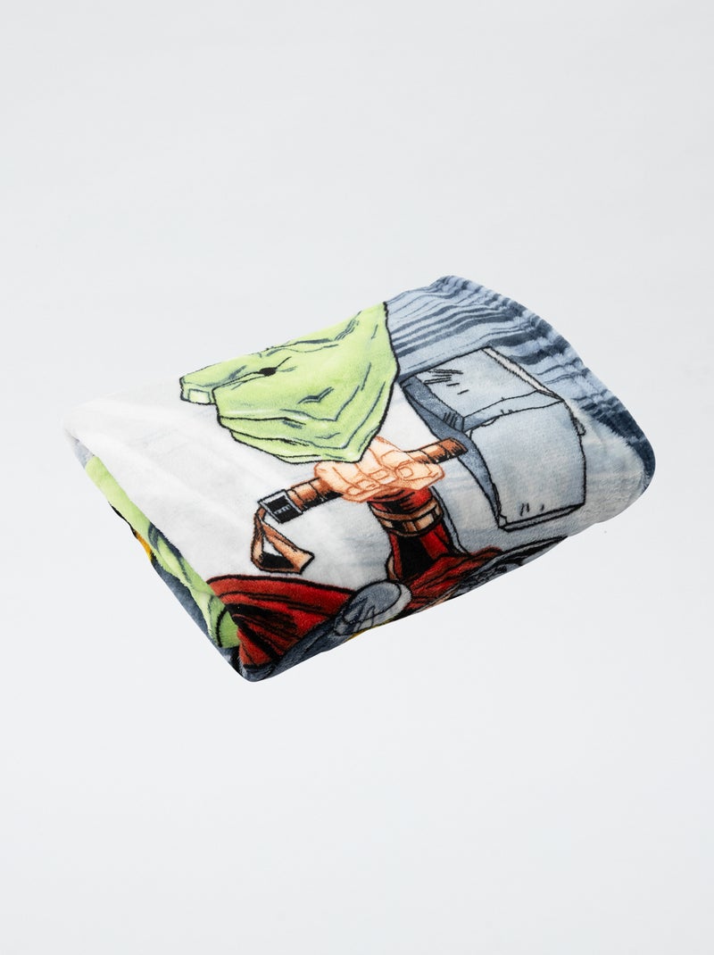 Plaid in flanella 'Marvel' 'Avengers' Bianco - Kiabi