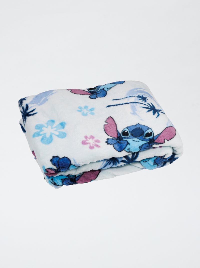 Plaid in flanella 'Stitch' Blu - Kiabi