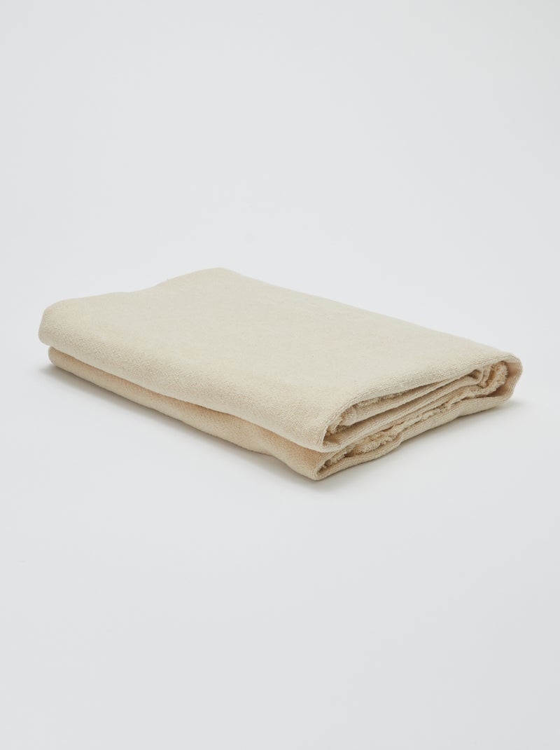 Plaid in maglia ciniglia 130 x 150 cm - Kiabi Home BEIGE - Kiabi