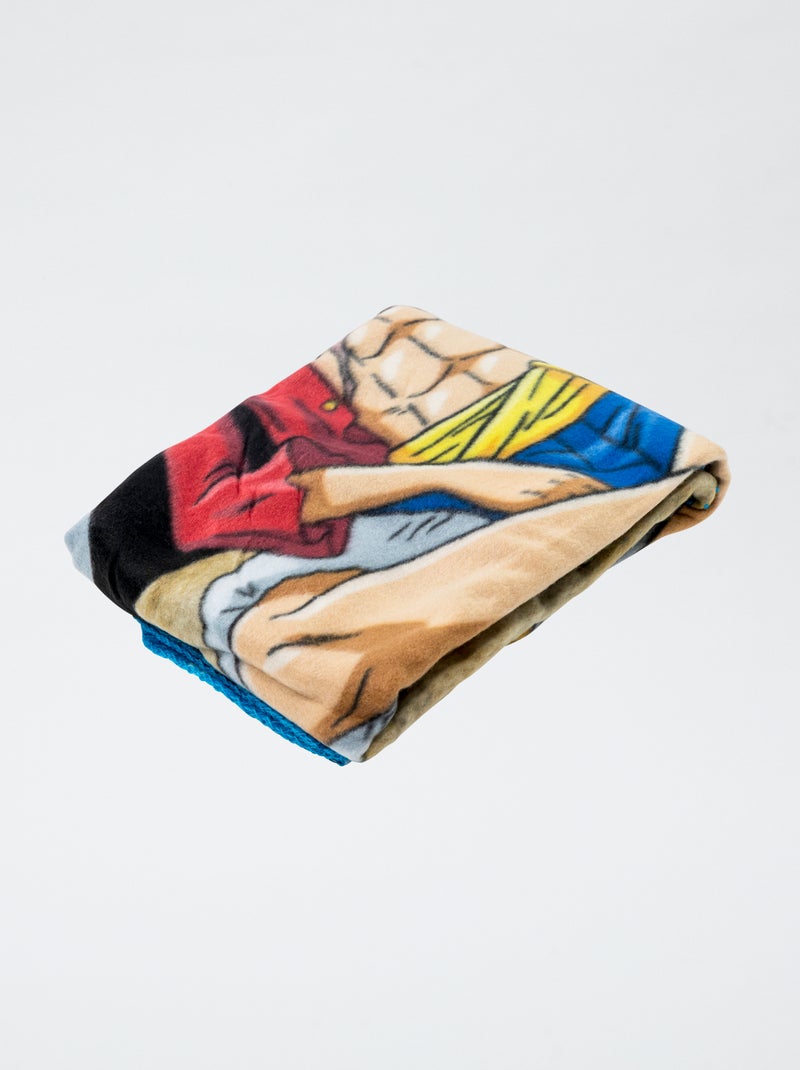 Plaid in micro pile 'One piece' Blu - Kiabi