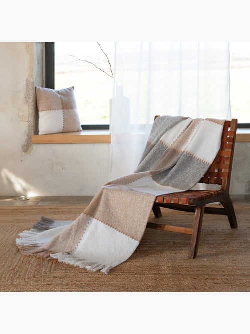 Plaid in mohair - Kiabi