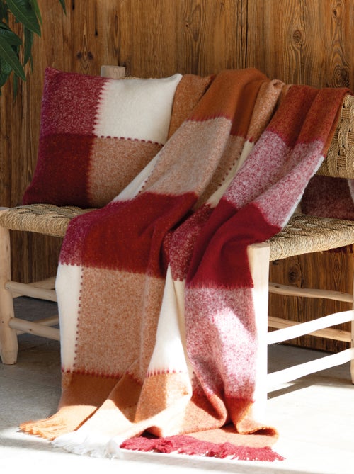 Plaid in mohair - Kiabi