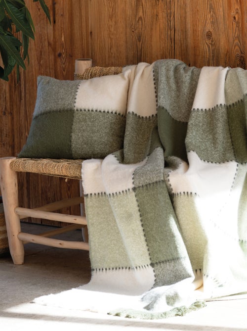 Plaid in mohair - Kiabi Plaid in mohair - Kiabi