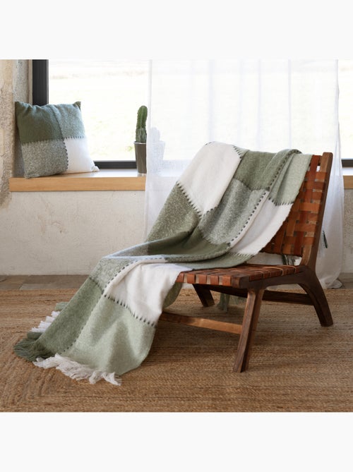 Plaid in mohair - Kiabi