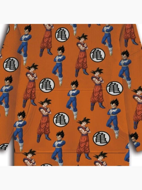 Plaid in Pile Adulto con Cappuccio Goku, Vegeta - Kiabi Plaid in Pile Adulto con Cappuccio Goku, Vegeta - Kiabi