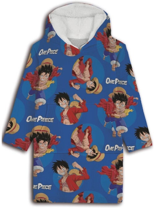 Plaid in Pile Bambini One Piece con Maniche e Cappuccio 7-14 anni, LUFFY - Kiabi Plaid in Pile Bambini One Piece con Maniche e Cappuccio 7-14 anni, LUFFY - Kiabi
