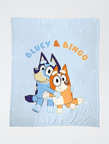 Plaid in pile 'Bluey'