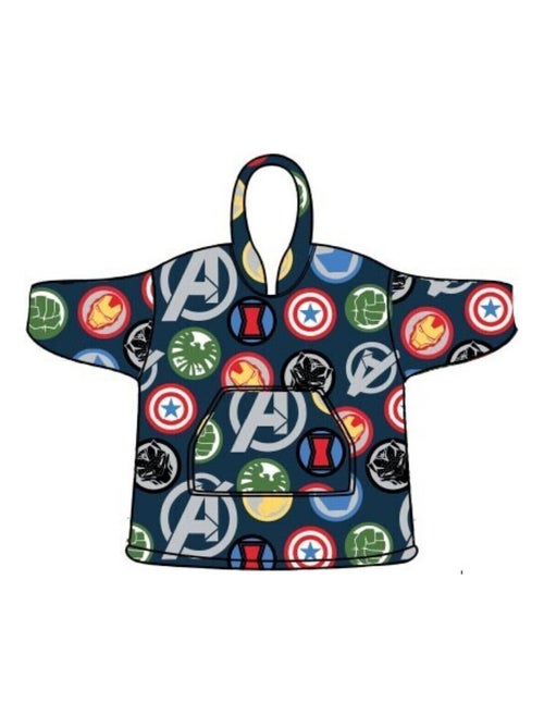 Plaid in Pile per Bambini Avengers con Maniche e Cappuccio Taglia Unica 7-14 anni, MARVEL - Kiabi Plaid in Pile per Bambini Avengers con Maniche e Cappuccio Taglia Unica 7-14 anni, MARVEL - Kiabi