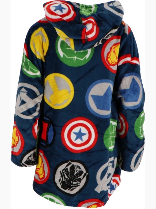 Plaid in Pile per Bambini Avengers con Maniche e Cappuccio Taglia Unica 7-14 anni, MARVEL - Kiabi Plaid in Pile per Bambini Avengers con Maniche e Cappuccio Taglia Unica 7-14 anni, MARVEL - Kiabi