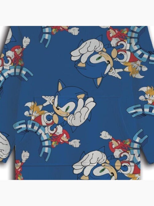 Plaid in Pile per Bambini Sonic con Maniche e Cappuccio Taglia Unica 7-14 anni, WONDER - Kiabi Plaid in Pile per Bambini Sonic con Maniche e Cappuccio Taglia Unica 7-14 anni, WONDER - Kiabi