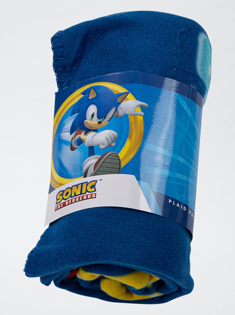 Plaid in pile 'Sonic' Blu - Kiabi
