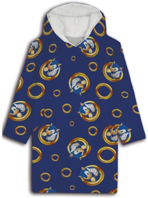Plaid in pile Sonic per bambini con maniche e cappuccio 7-14 anni - Kiabi Plaid in pile Sonic per bambini con maniche e cappuccio 7-14 anni - Kiabi