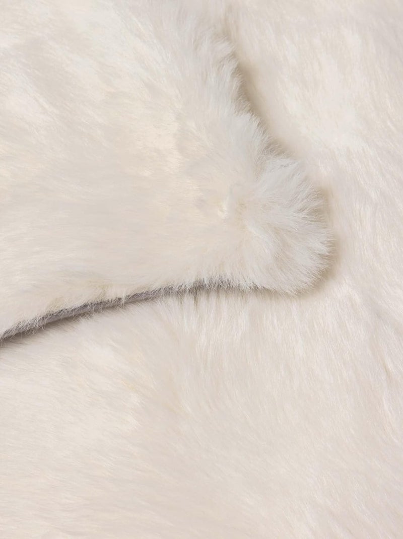 Plaid in Poliestere MOUNTY Douceur d'Intérieur Bianco - Kiabi
