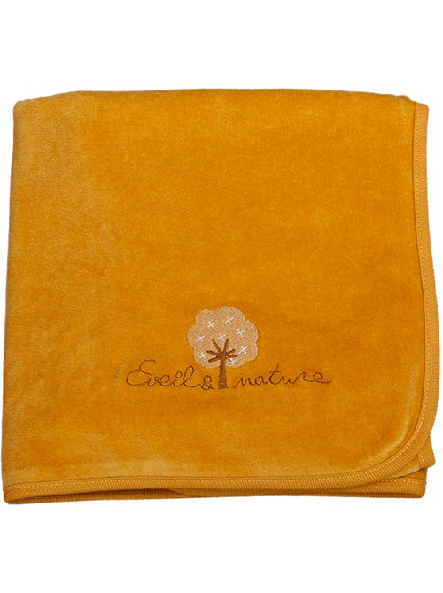 Plaid in velluto 75x100 cm cotone bio - Kiabi