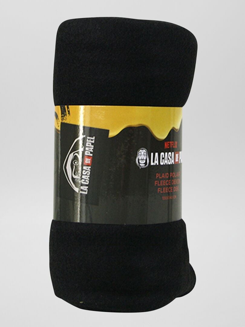 Plaid 'La casa di carta' nero - Kiabi