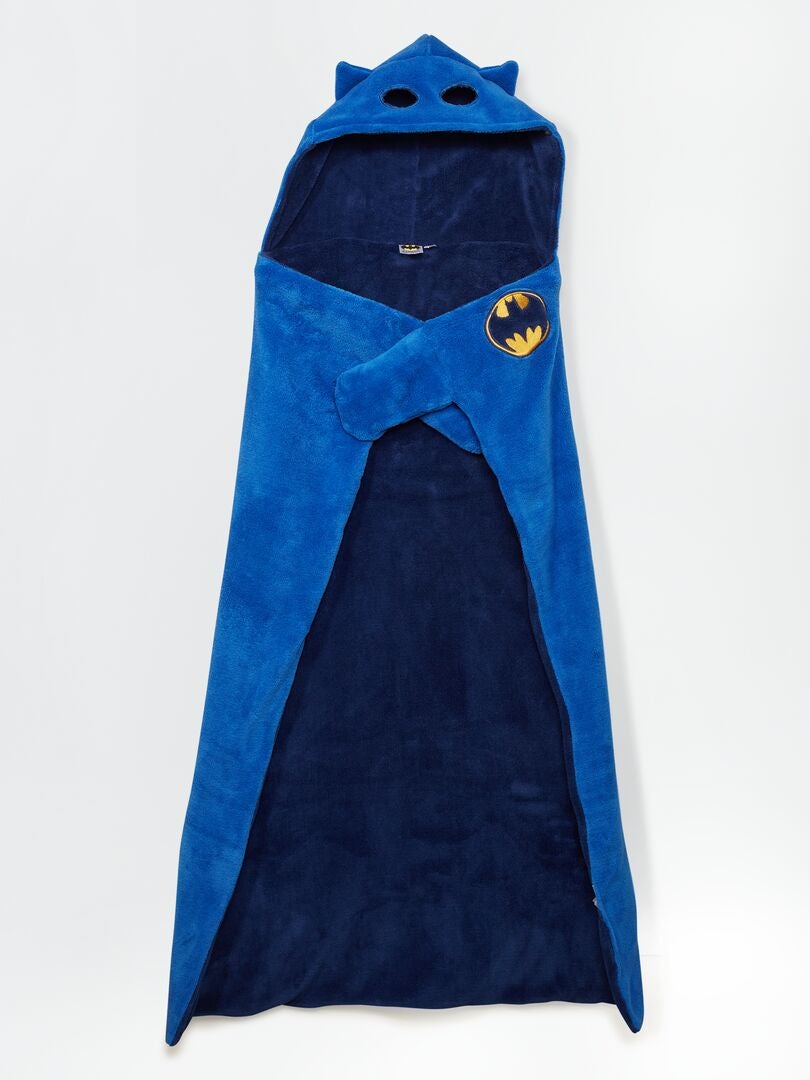 Plaid mantella in pile 'Batman' blu marine - Kiabi