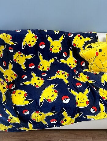 Plaid morbido con stampa 'Pikachu'