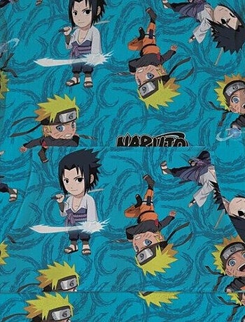 Plaid per Bambini Naruto Shippuden con Maniche e Cappuccio 7-14 anni, MANGA