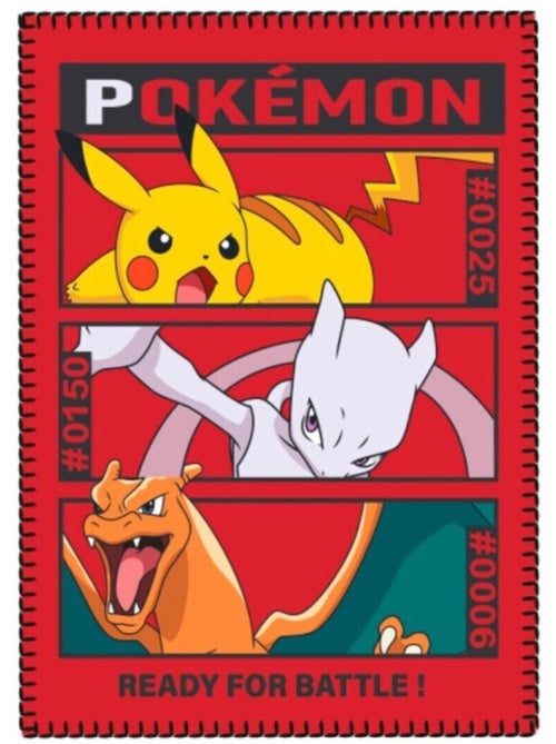 Plaid per bambini Pikachu, Charizard e Mewtwo - Kiabi