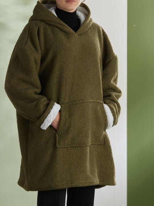 Plaid poncho - Kiabi