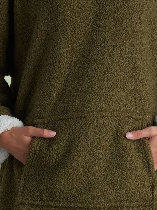 Plaid poncho - Kiabi