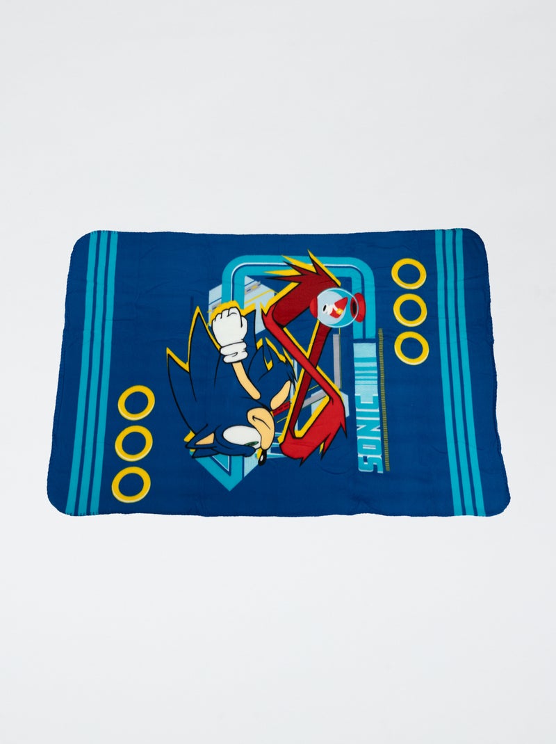 Plaid 'Sonic' in pile Blu - Kiabi