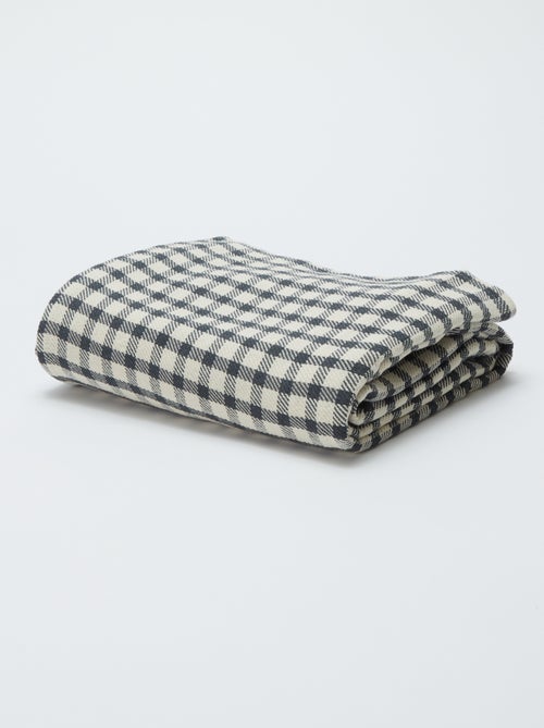 Plaid sottile a quadri - Kiabi Home - Kiabi