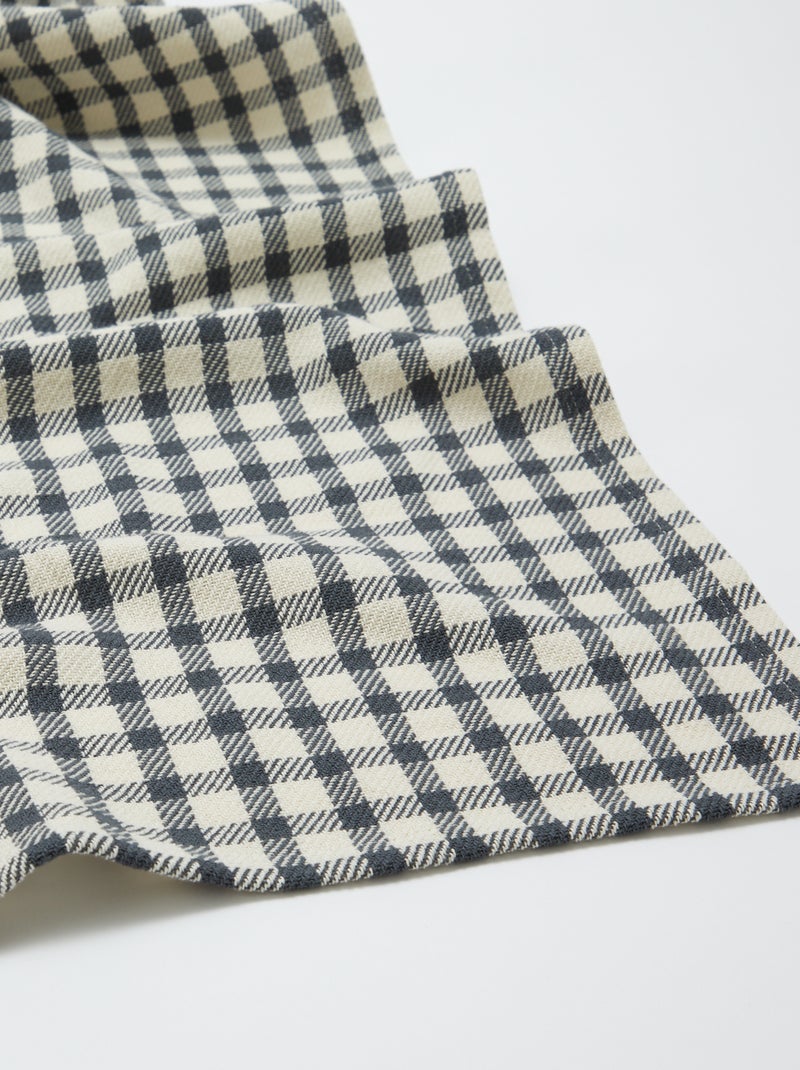 Plaid sottile a quadri - Kiabi Home GRIGIO - Kiabi