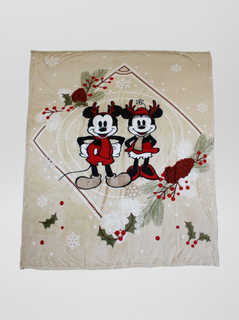 Plaid 'Topolino e Minnie' BEIGE - Kiabi