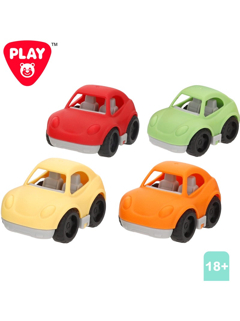 Play camion trasportatore di giocattoli per bambini con rampa e 4 macchinine N/D - Kiabi