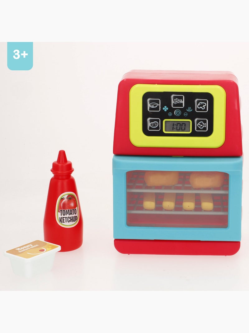 Play friggitrice ad aria elettrica giocattolo con 14 pezzi, luci e suoni N/D - Kiabi