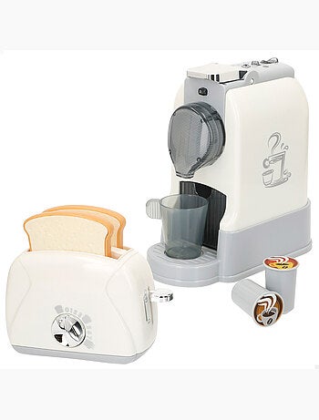 Play set tostapane e caffettiera giocattolo con luci e suoni