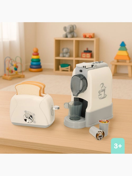 Play set tostapane e caffettiera giocattolo con luci e suoni - Kiabi