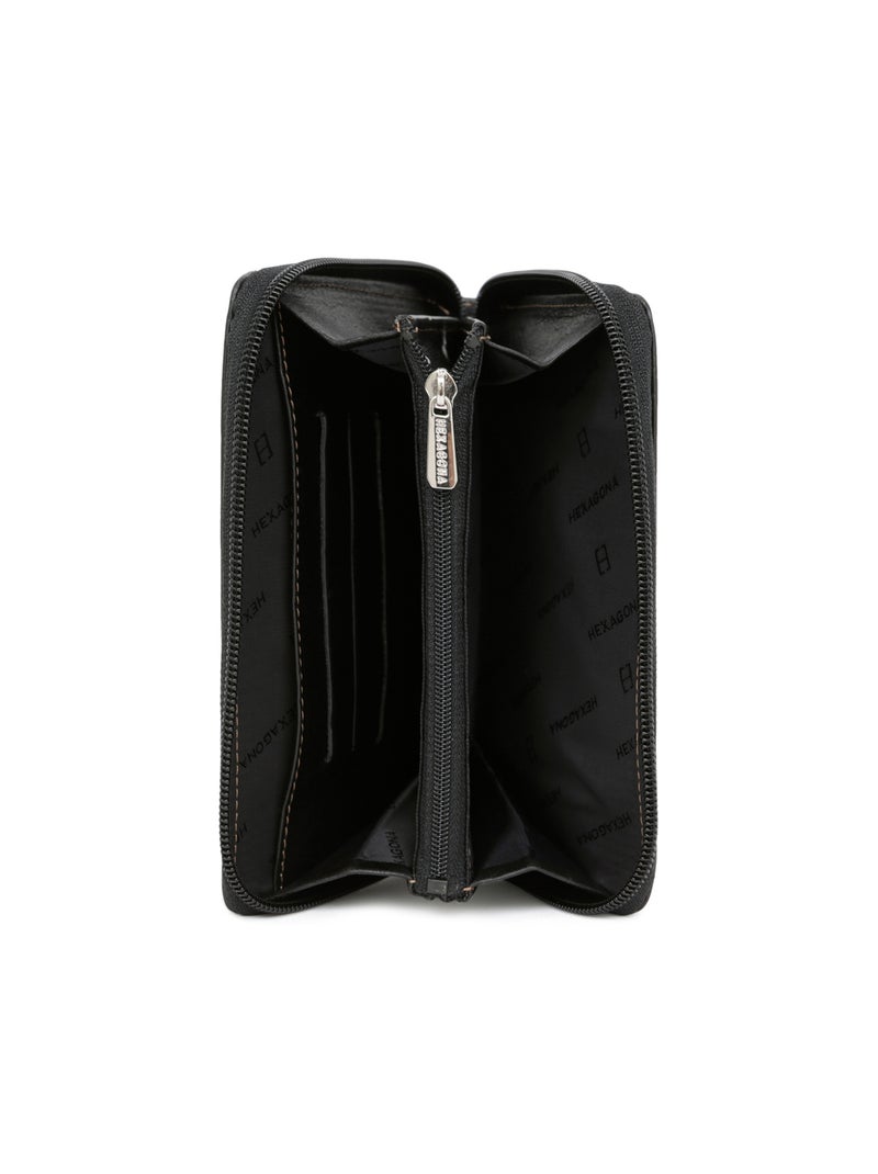Pochette cintura - pelle félin hexagona Nero - Kiabi