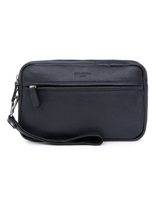Pochette con tracolla - pelle confort hexagona - Kiabi