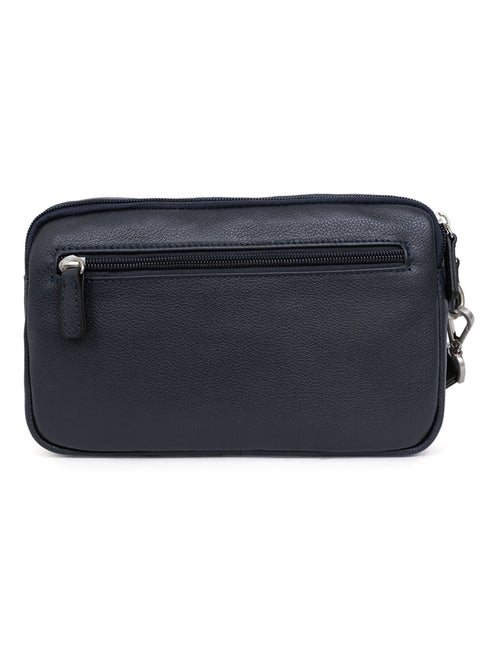 Pochette con tracolla - pelle confort hexagona - Kiabi