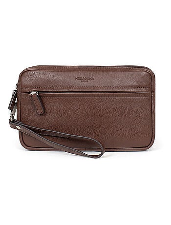 Pochette con tracolla - pelle confort hexagona