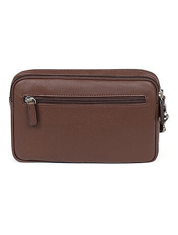 Pochette con tracolla - pelle confort hexagona