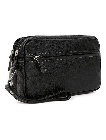 Pochette con tracolla - pelle confort hexagona