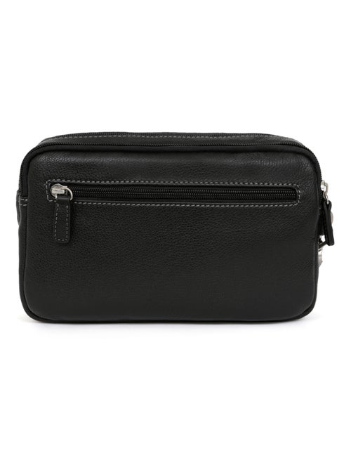 Pochette con tracolla - pelle confort hexagona - Kiabi