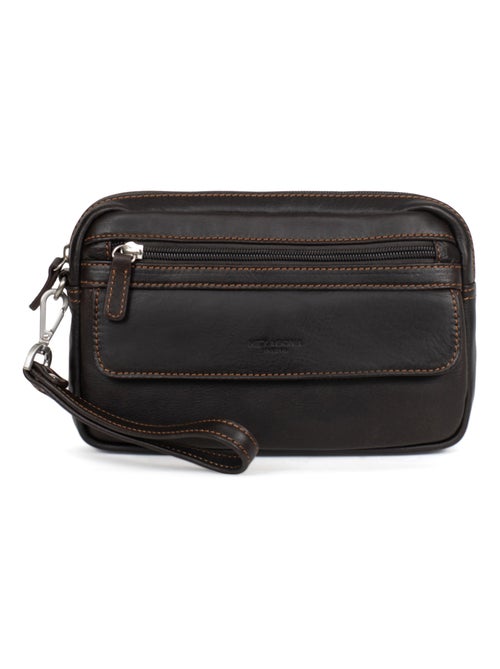 Pochette con tracolla - pelle félin hexagona - Kiabi