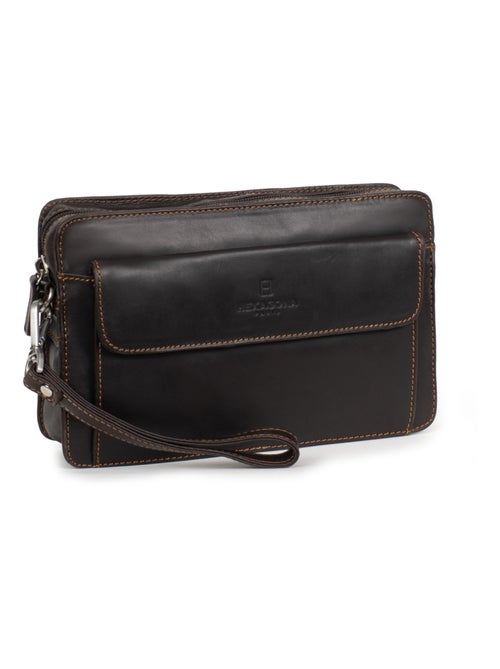 Pochette con tracolla - pelle félin hexagona - Kiabi